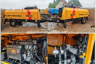 Diesel Used Concrete Pump Truck Used Sany Trailer Stationary Concrete Pump 18mpa