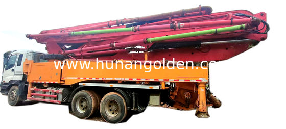 Second Hand Used Concrete Pump Truck Refurbished Boom Pump Truck