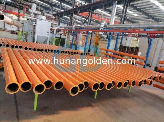 0161071C3000 Concrete Pump Reducer Pipe 20Mn Red Concrete Pump Tube