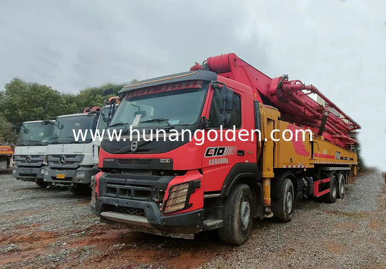 Sany Used Concrete Pump Truck 62m Truck Mounted Concrete Pump Second Hand