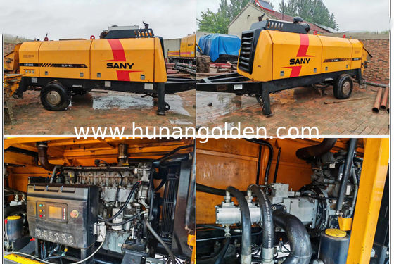 Diesel Used Concrete Pump Truck Used Sany Trailer Stationary Concrete Pump 18mpa